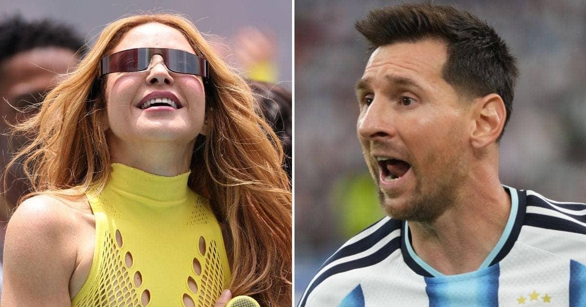 Shakira Cheers for Messi as He Becomes World Cup Top Scorer