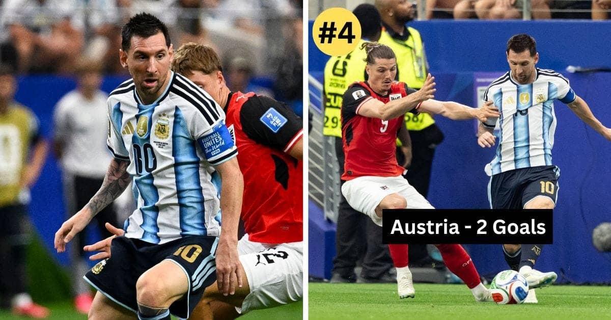 Messi Sets New World Cup Goal Record Against Austria